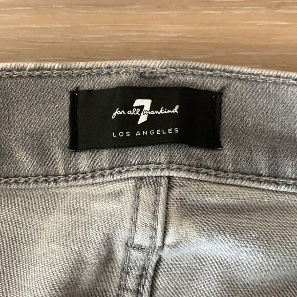 7 For All Mankind Marble Jeans Gray Size 29 - Picture 7 of 12